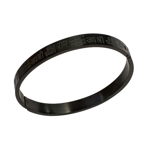 Black Stainless Steel Kada for Men