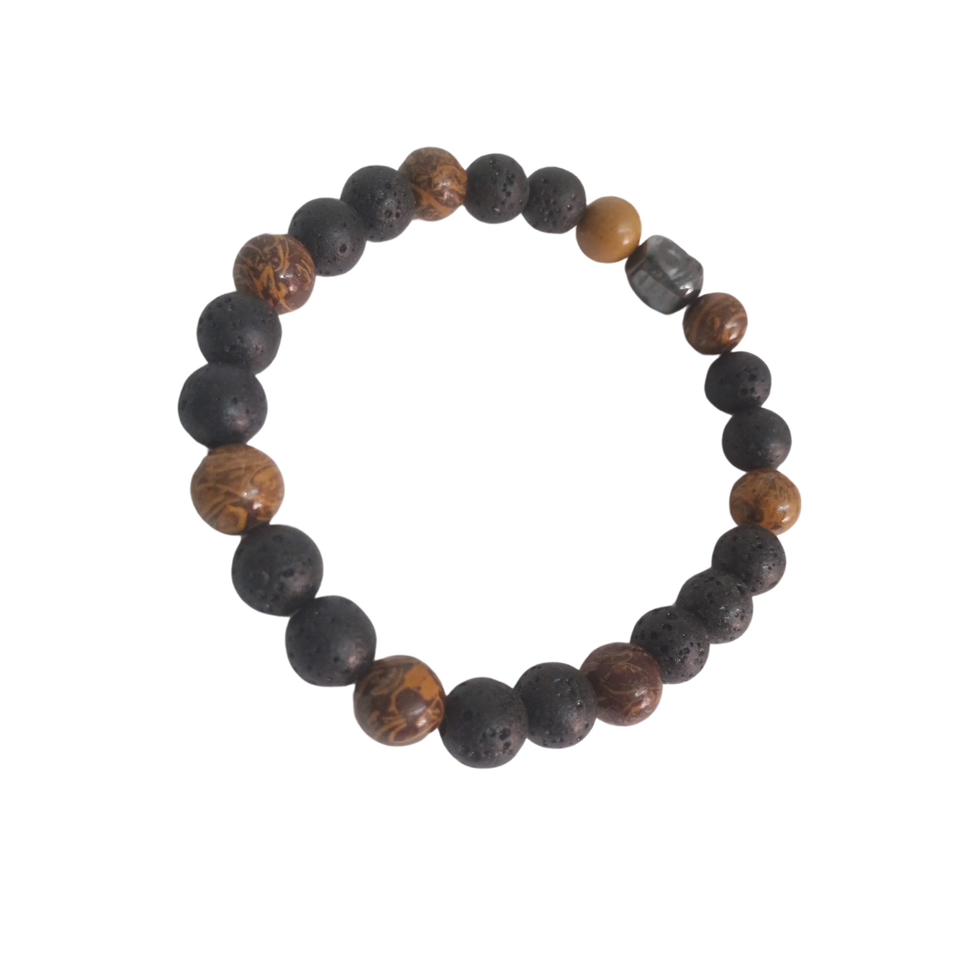 Men’s Tiger Eye Bead Bracelet