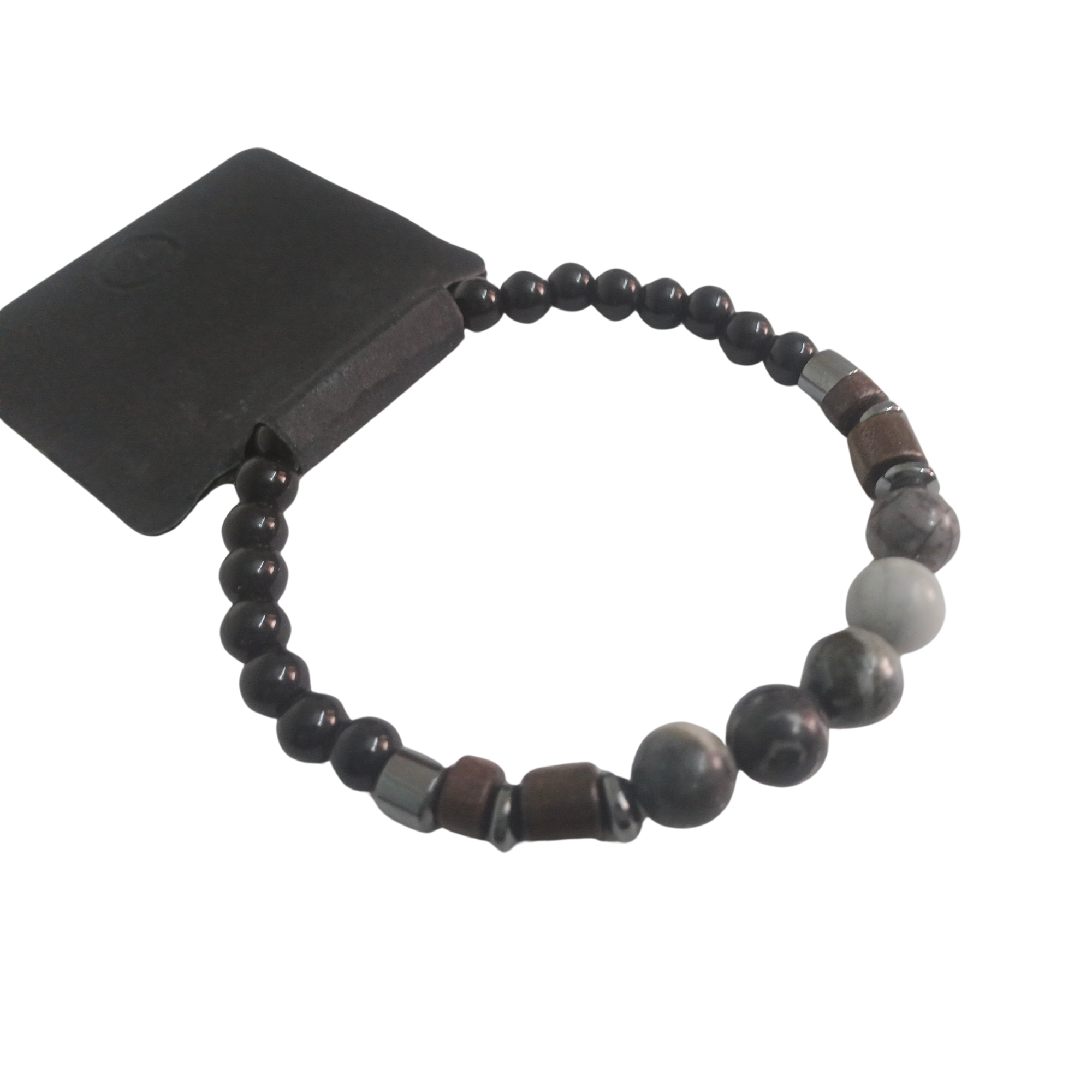 Men’s Lava Stone Beaded Bracelet