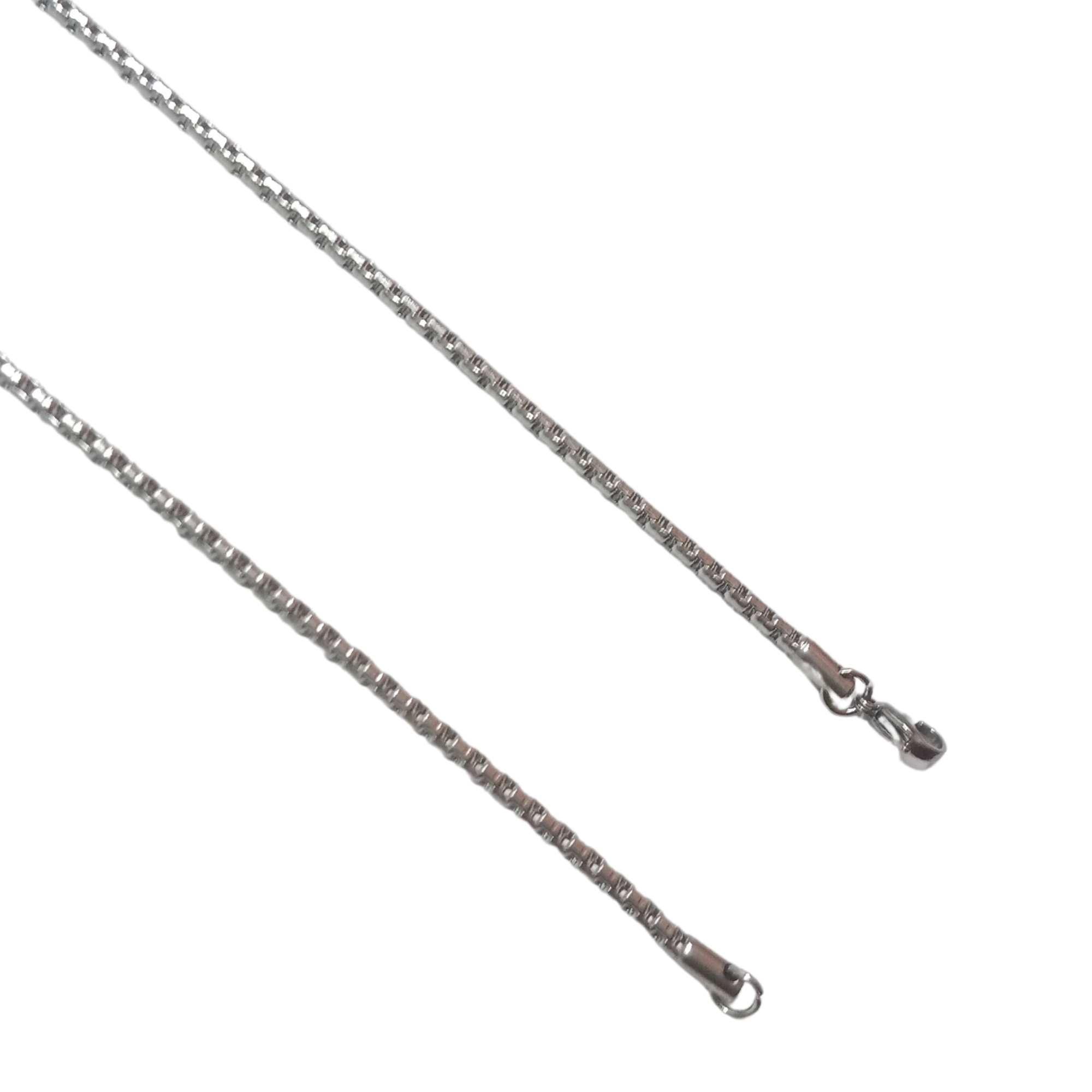 Silver Box Chain for Men – Stainless Steel
