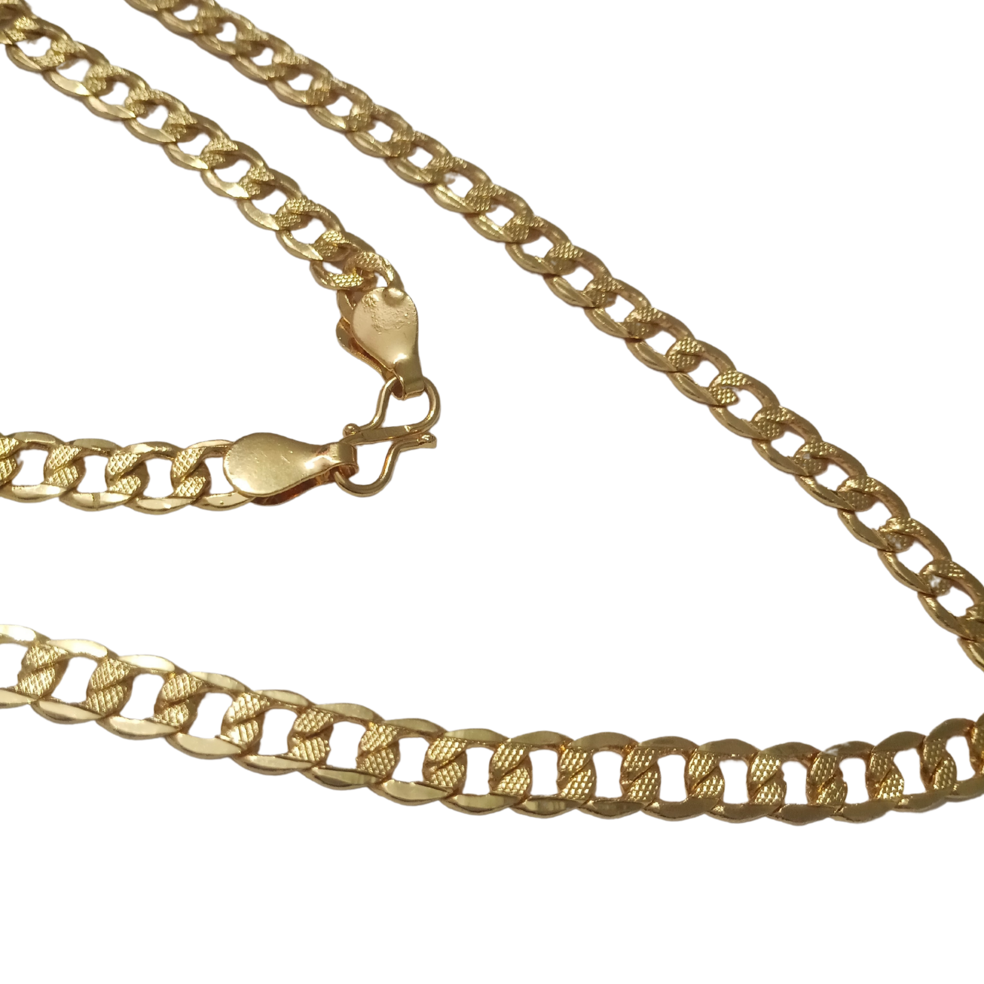 Men’s Gold-Plated Cuban Chain Necklace
