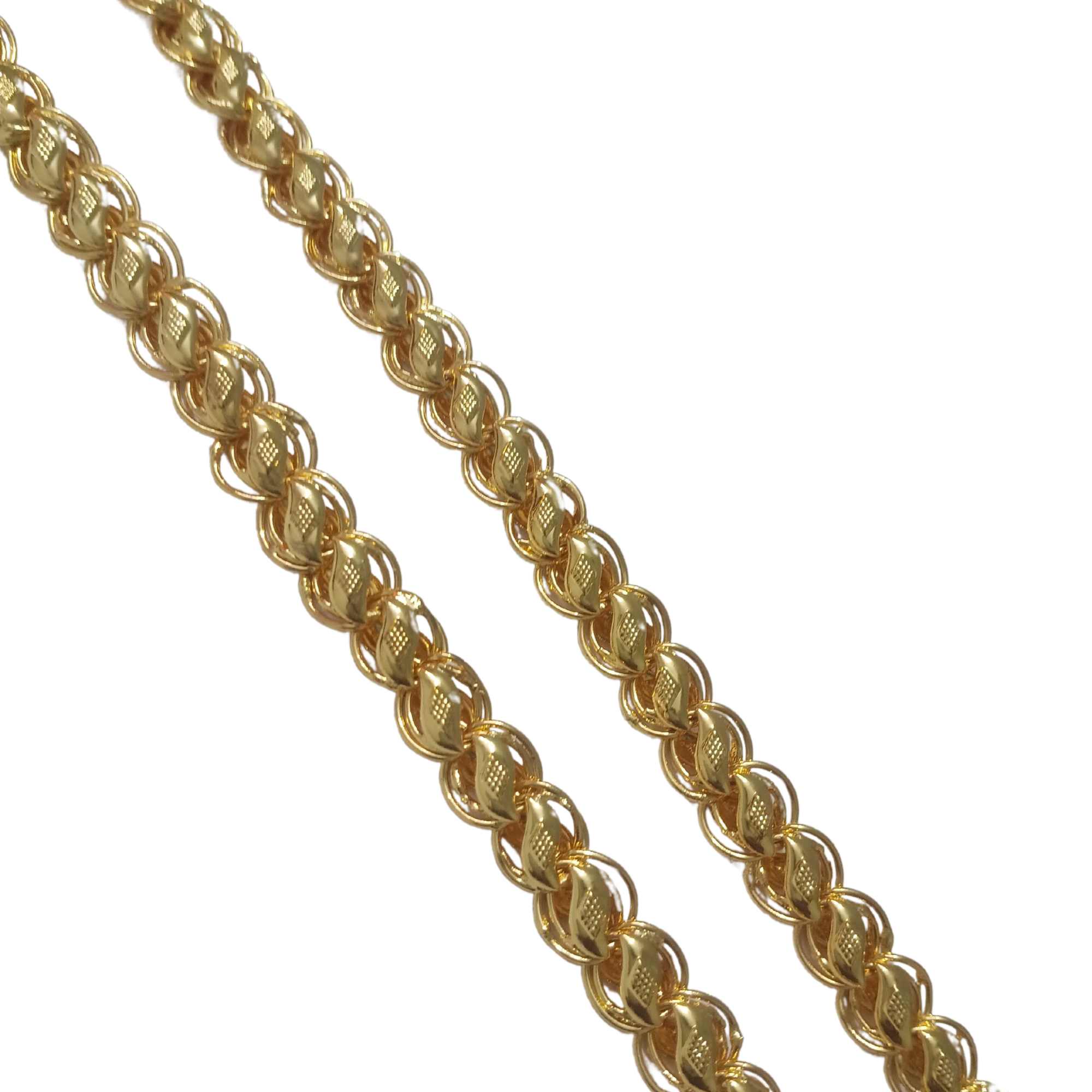Men’s Gold-Plated Rope Chain Necklace